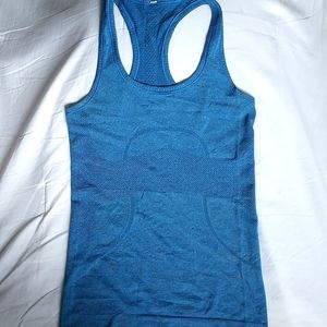 Lululemon athletic tang top, size S, royal blue
